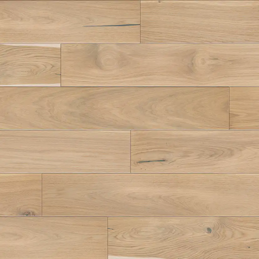 Parkettgolv Nordic Floor Ek Field Cream Mattlack